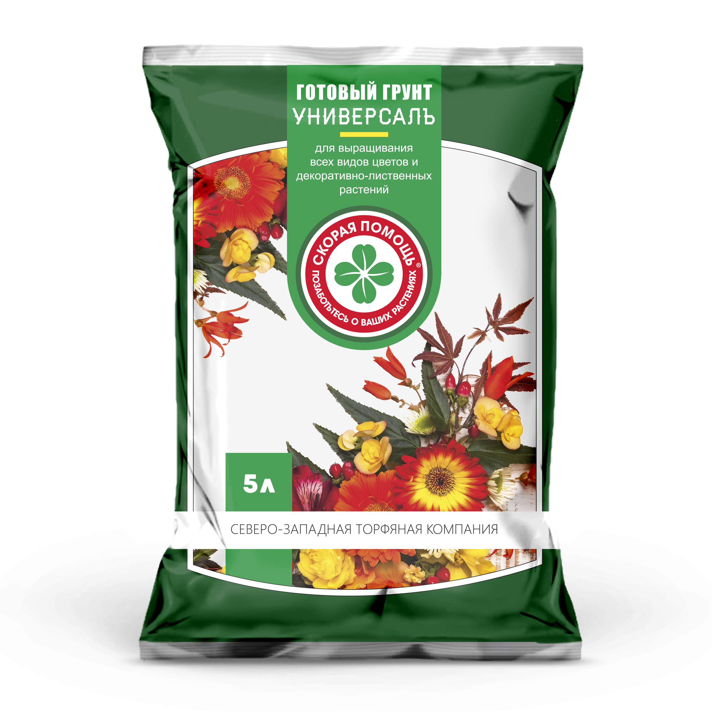 Почвогрунт СЗТК Скорая помощь Универсаль  5 л.